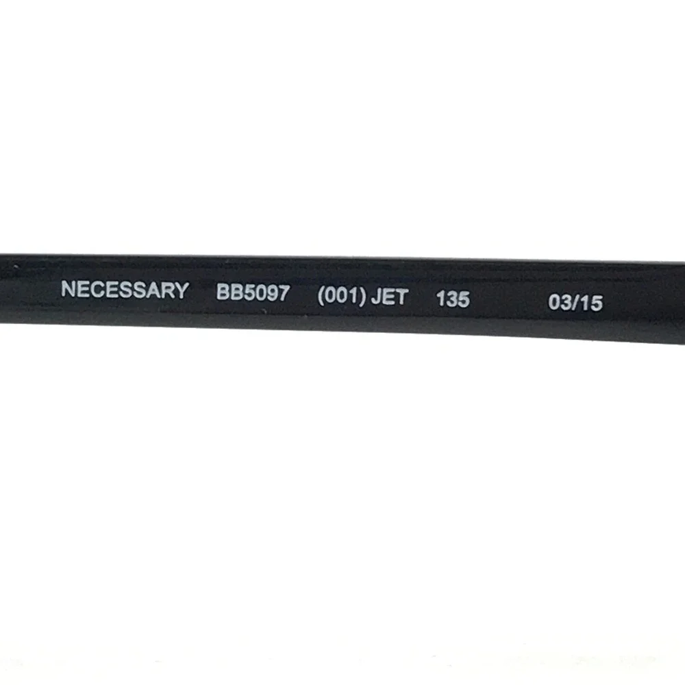 Bebe Eyeglasses Frames NECESSARY BB5097 JET 001 Black Cat Eye 52-15-135